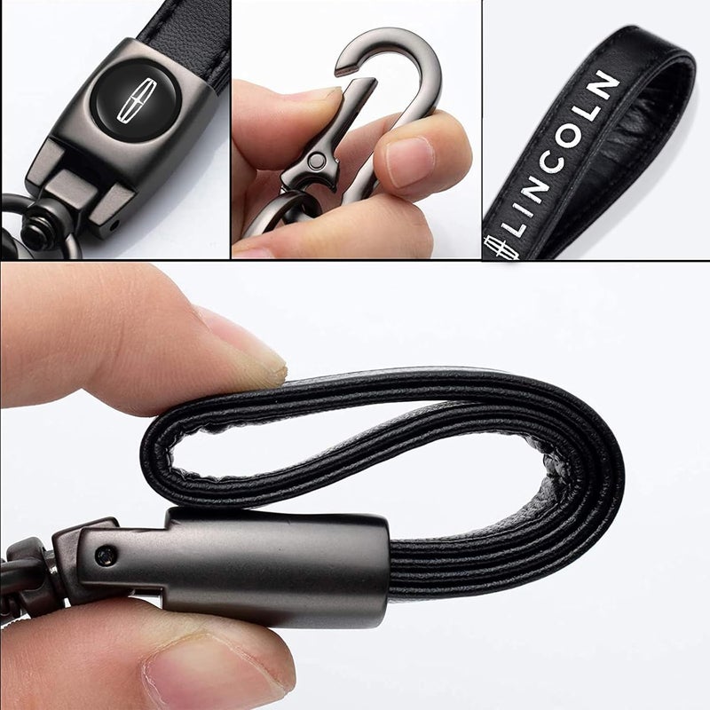 DSVI Leather Car Keychain Keyring for Baseball Fans, Car Key Fob Holder Keychain Lanyard for Baseball Fans - Image 2